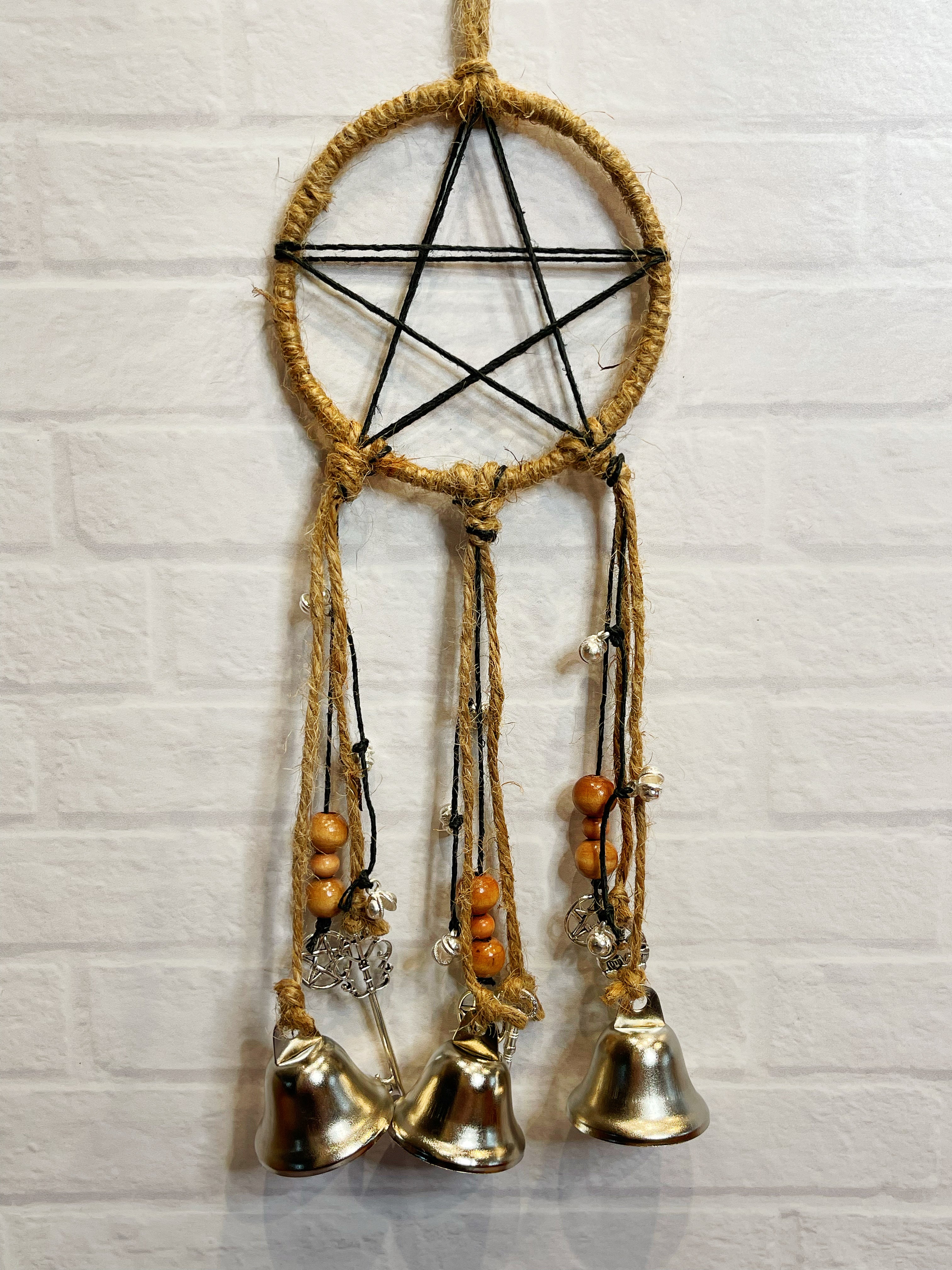 Pentagram Witches Bells